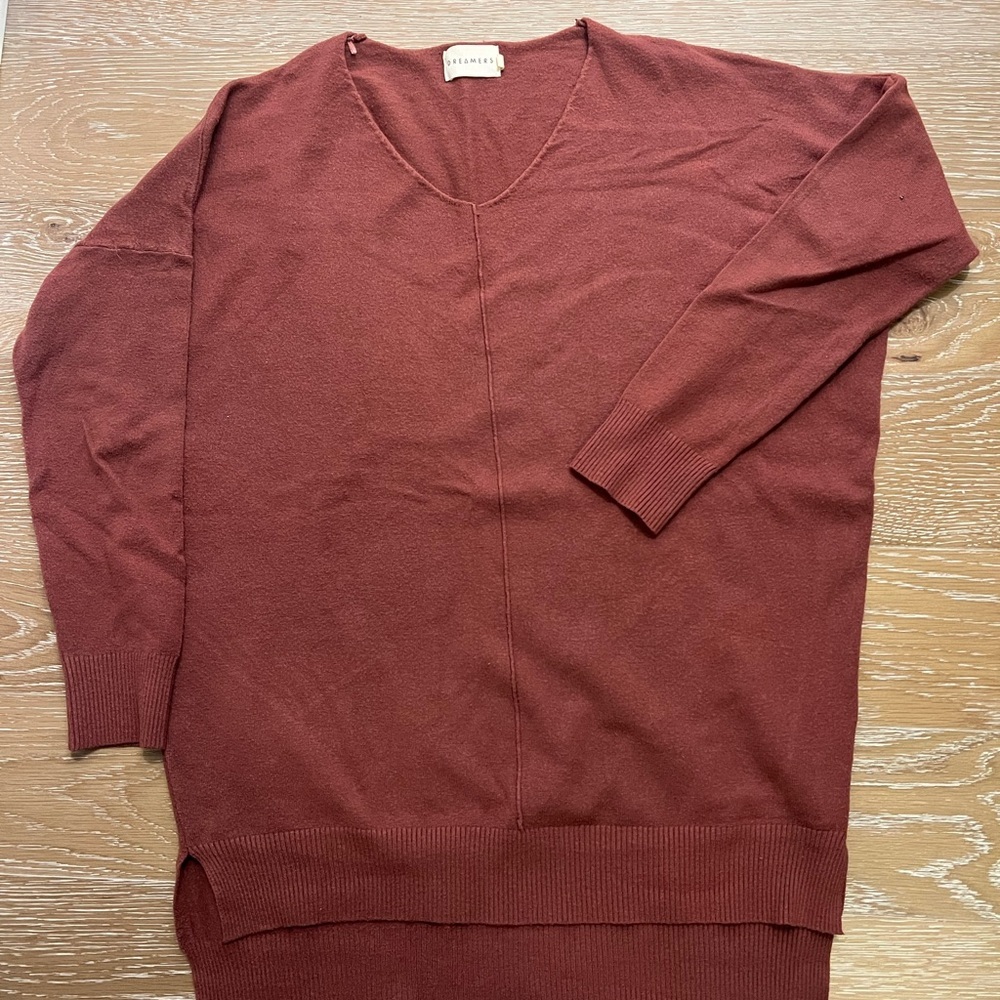 Dreamers oversized v-neck women’s sweater